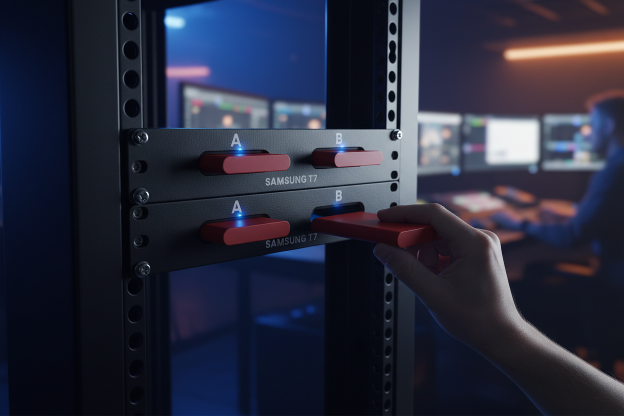 Samsung T7 Rack panel