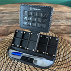 Gridfinity Magnetic Desk Organizer with Portable Buckets | Stream deck 15