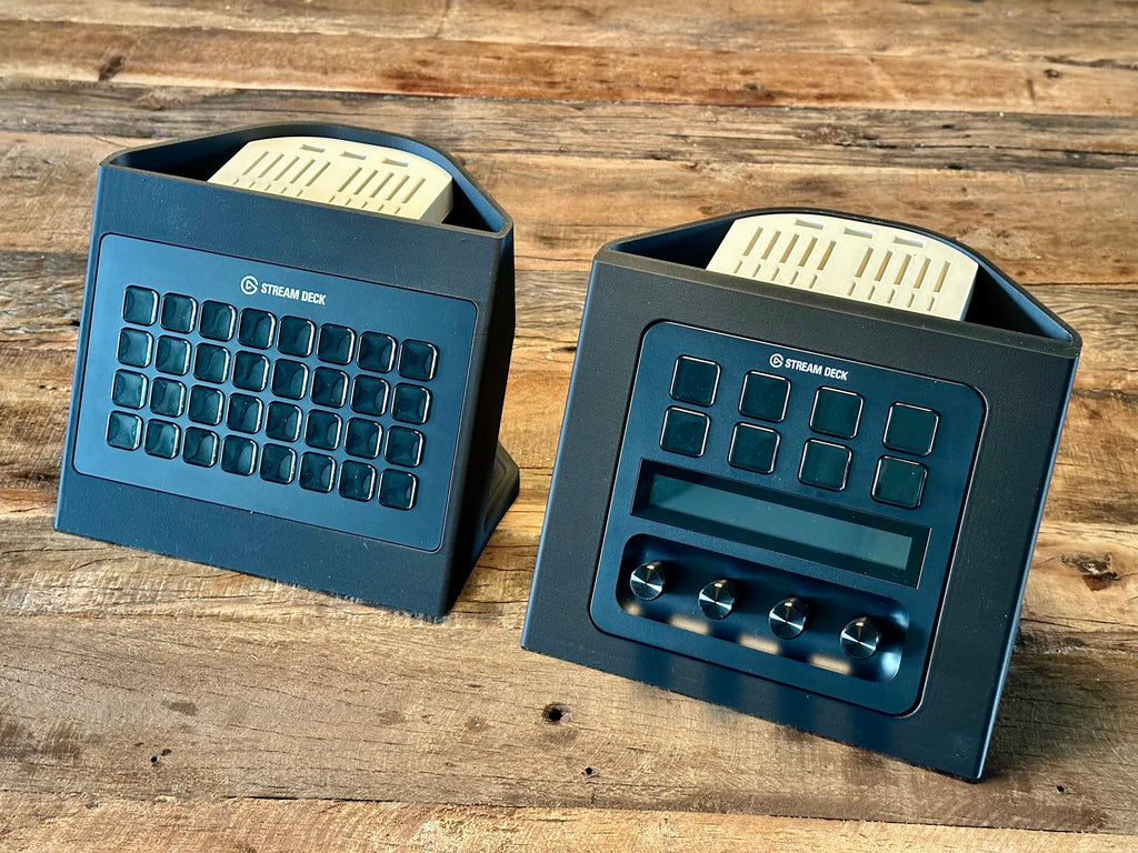 Streamdeck MK2 XL PLUS Stand - Memory card holder and Planter
