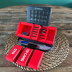 Gridfinity Magnetic Desk Organizer with Portable Buckets | Stream deck 15
