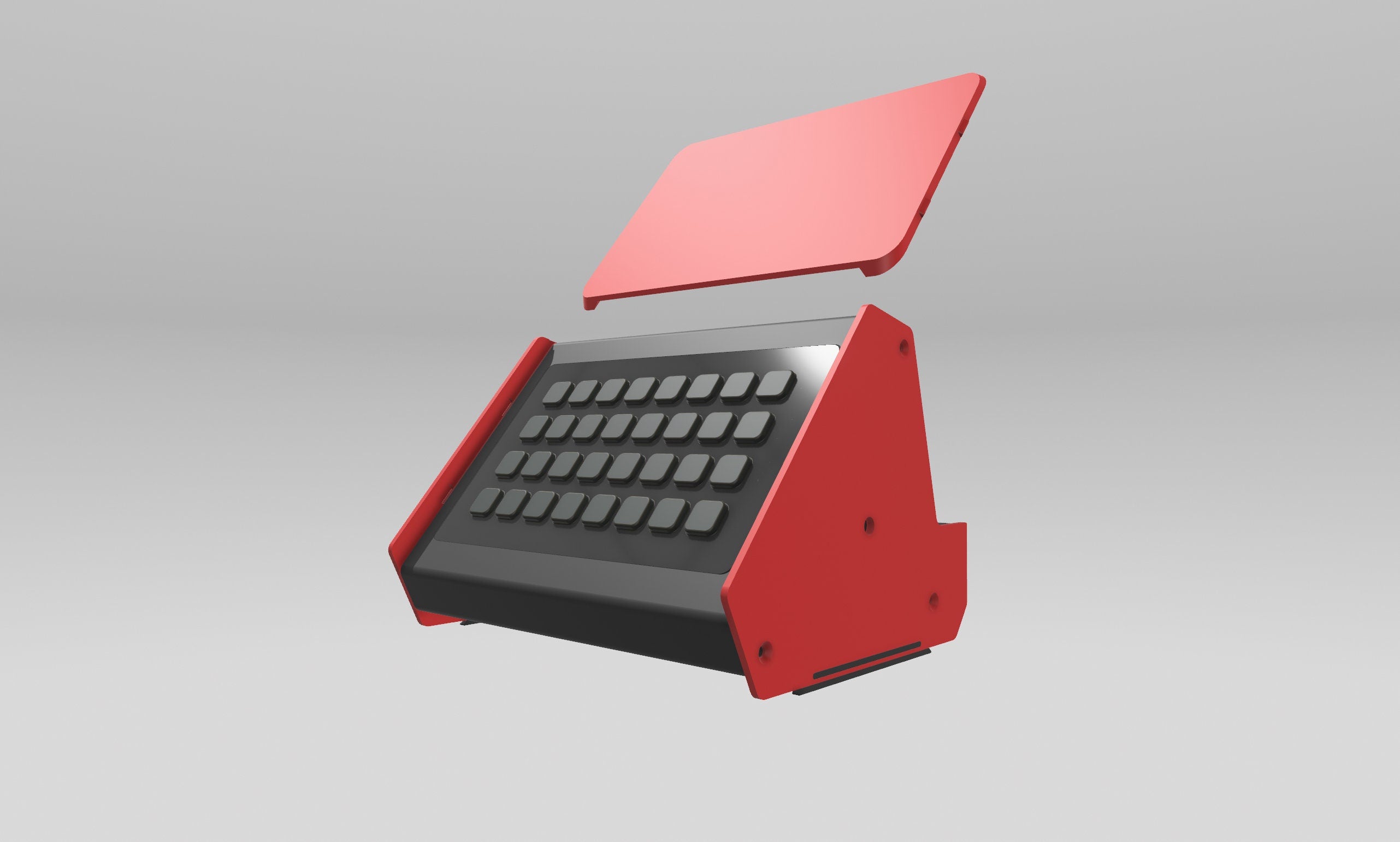 3D Print files | StreamDeck XL and Raspberry Pi Enclosure v1 + v2 | Multimedia controller