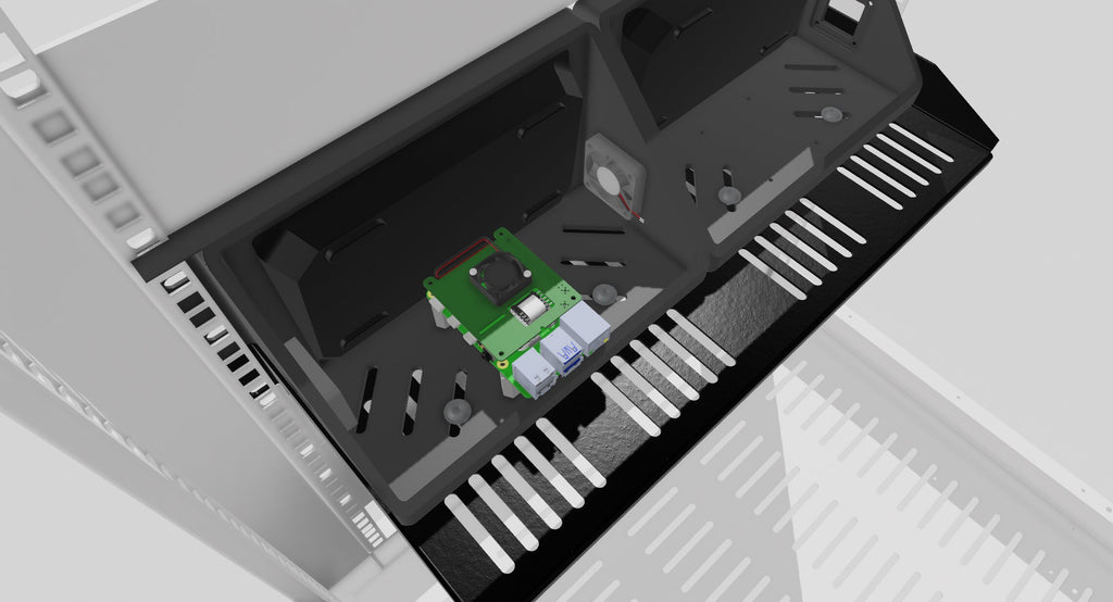 3D Print files | Rack Mount StreamDeck & Raspberry Pi | Multimedia controller