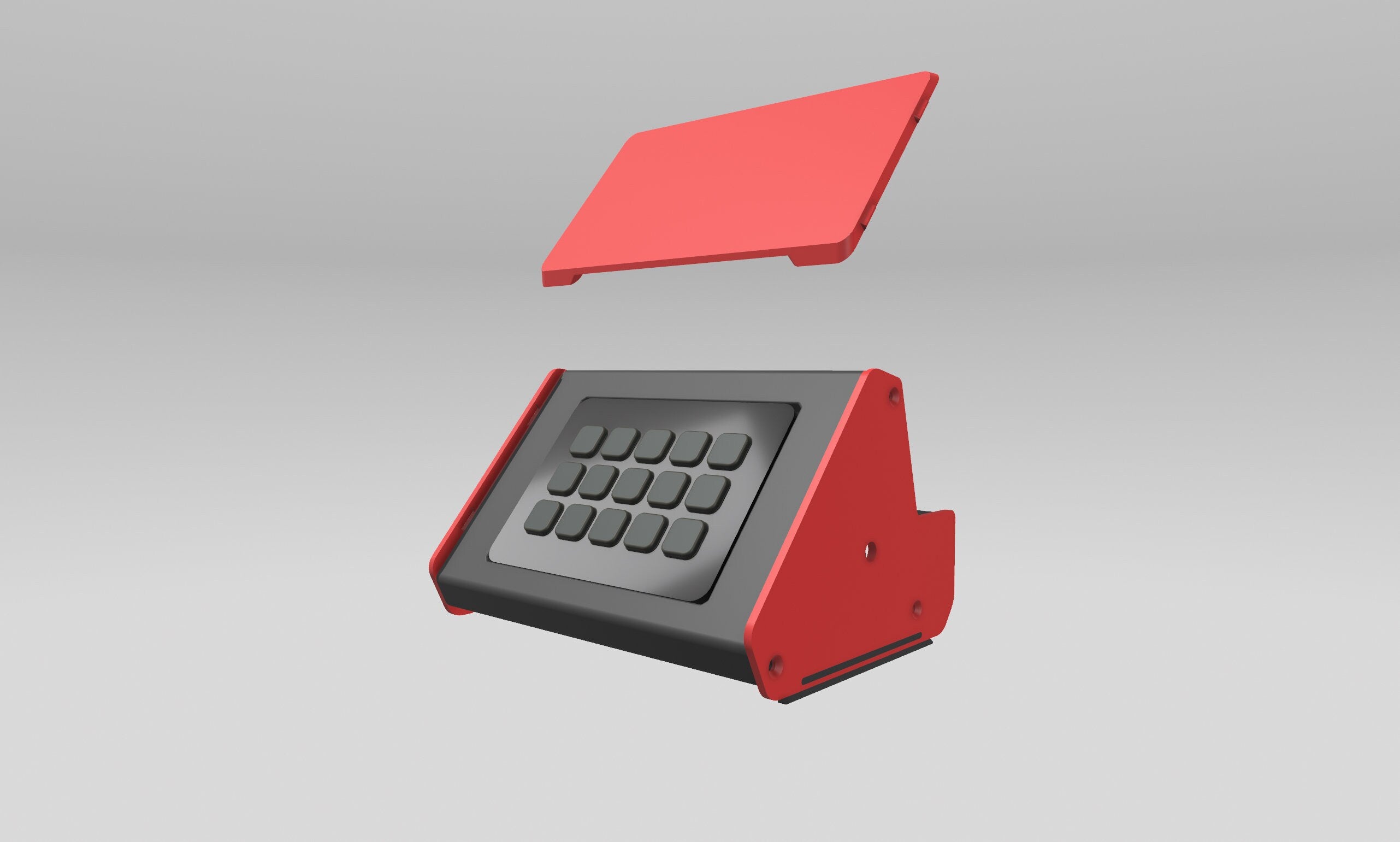 3D Print files | StreamDeck MK2 and Raspberry Pi Enclosure v1 + v2 | Multimedia controller
