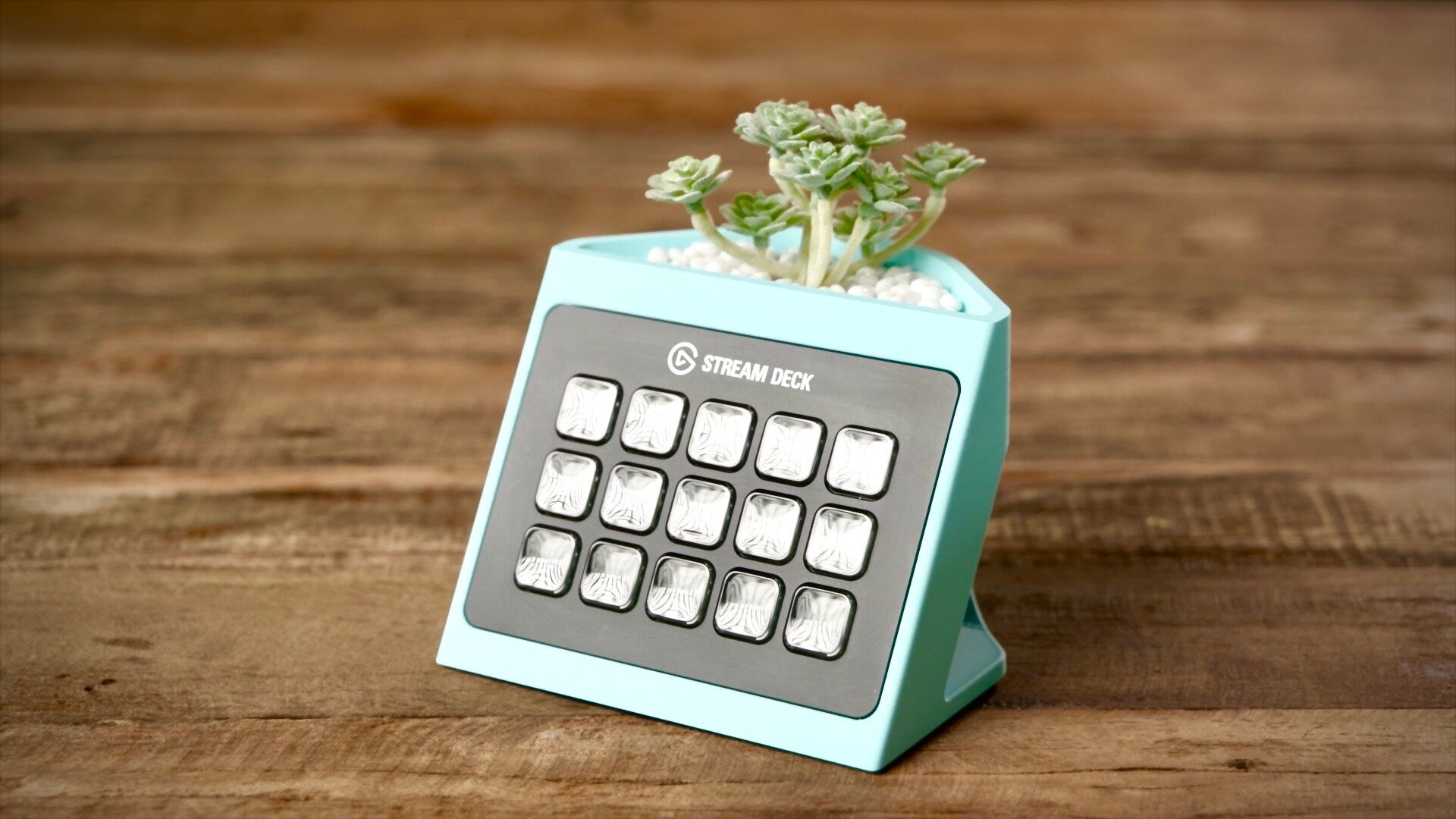Streamdeck MK2 XL PLUS Stand - Memory card holder and Planter