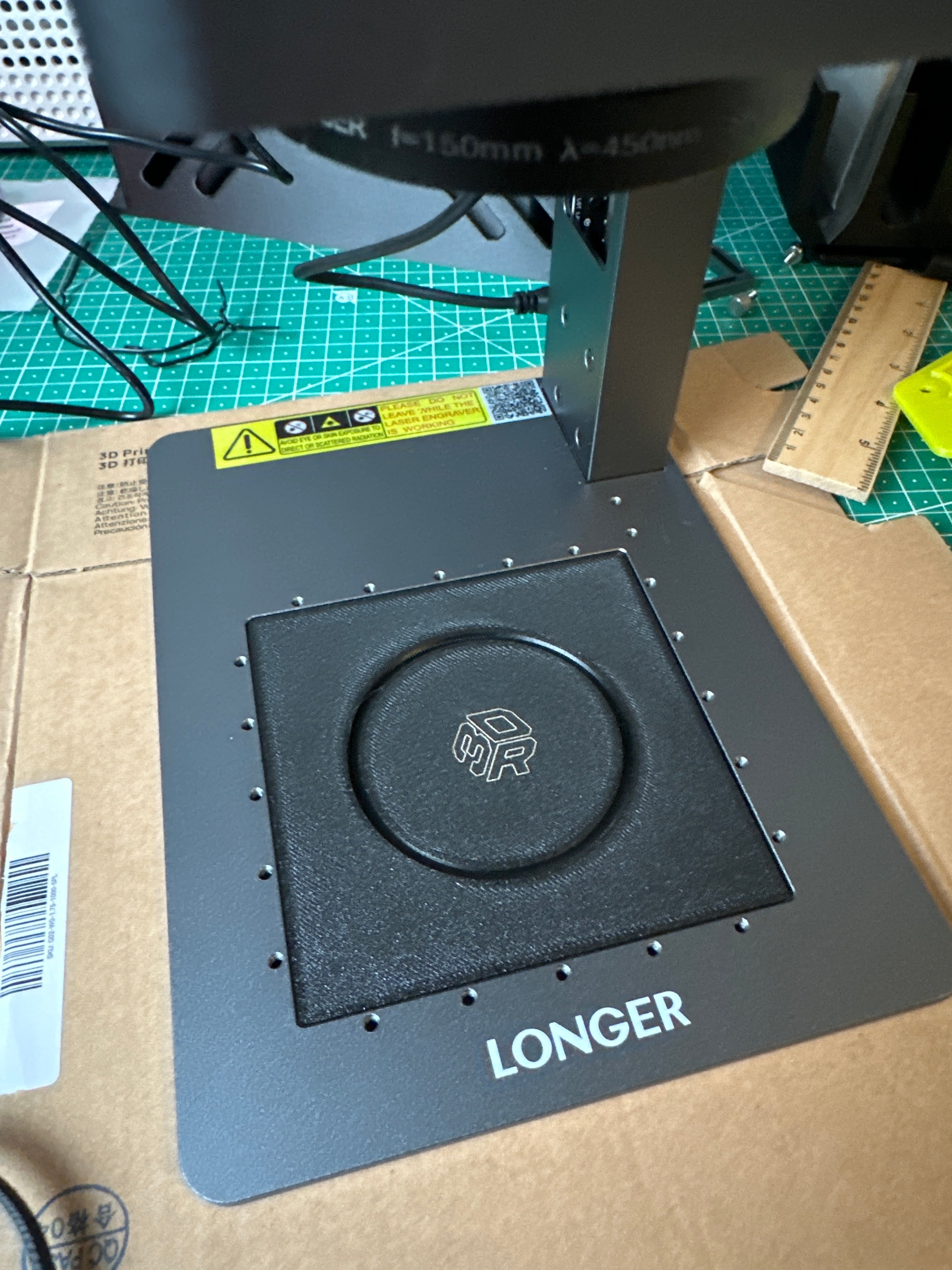3D Print File | Longer Nano Ruby base plate replacement step file