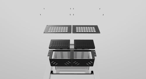 3D Print files | Rack Mount StreamDeck & Raspberry Pi | Multimedia controller