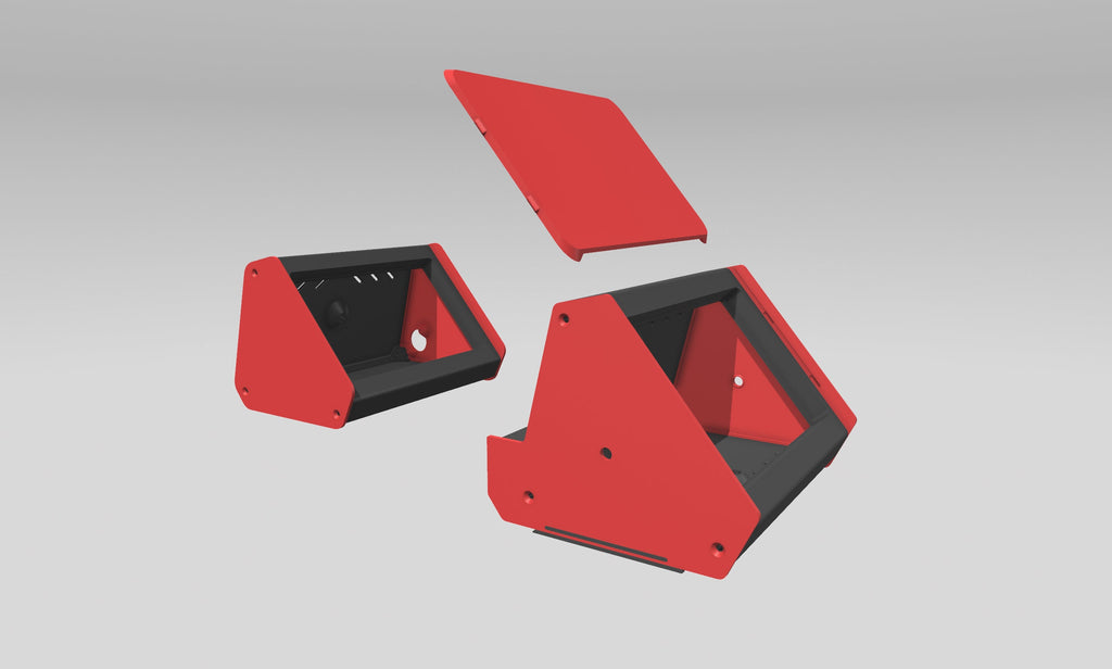 3D Print files | StreamDeck XL and Raspberry Pi Enclosure v1 + v2 | Multimedia controller