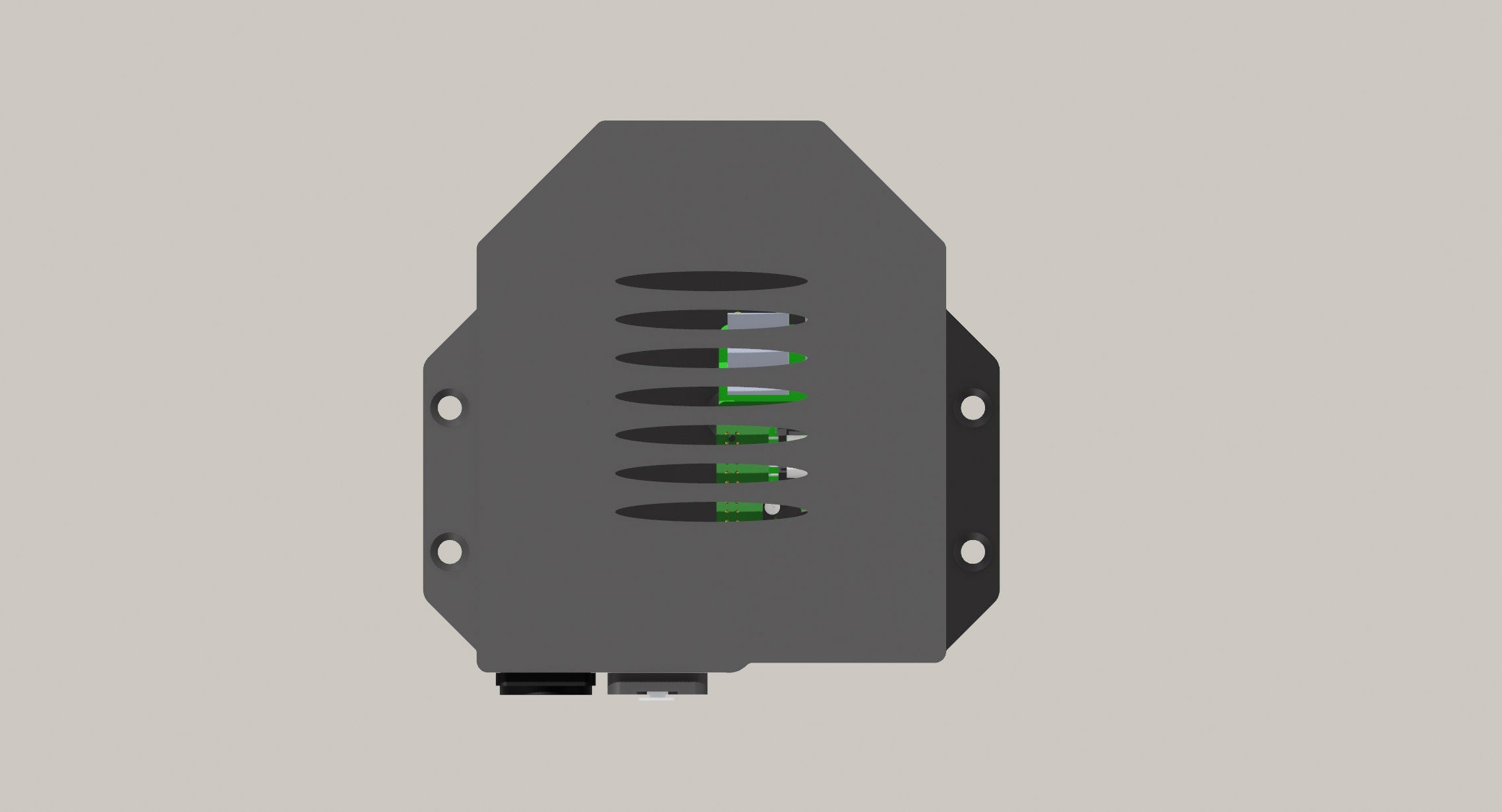 3D Print Files | Raspberry Pi 4 Surface Enclosure | Universal Fit and D-Size Connectors
