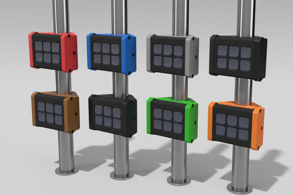 Stream deck Module 6 – Pipe Mounted Button Controller for Companion &amp; AV Control