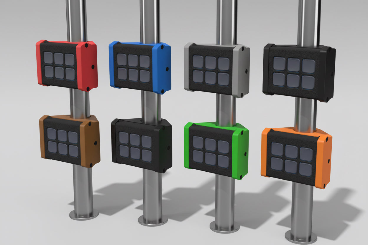 Stream deck Module 6 – Pipe Mounted Button Controller for Companion &amp; AV Control