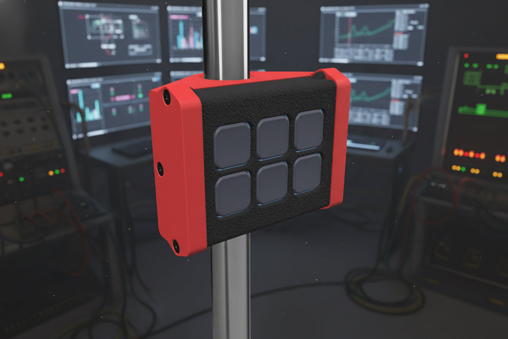 Stream deck Module 6 – Pipe Mounted Button Controller for Companion &amp; AV Control