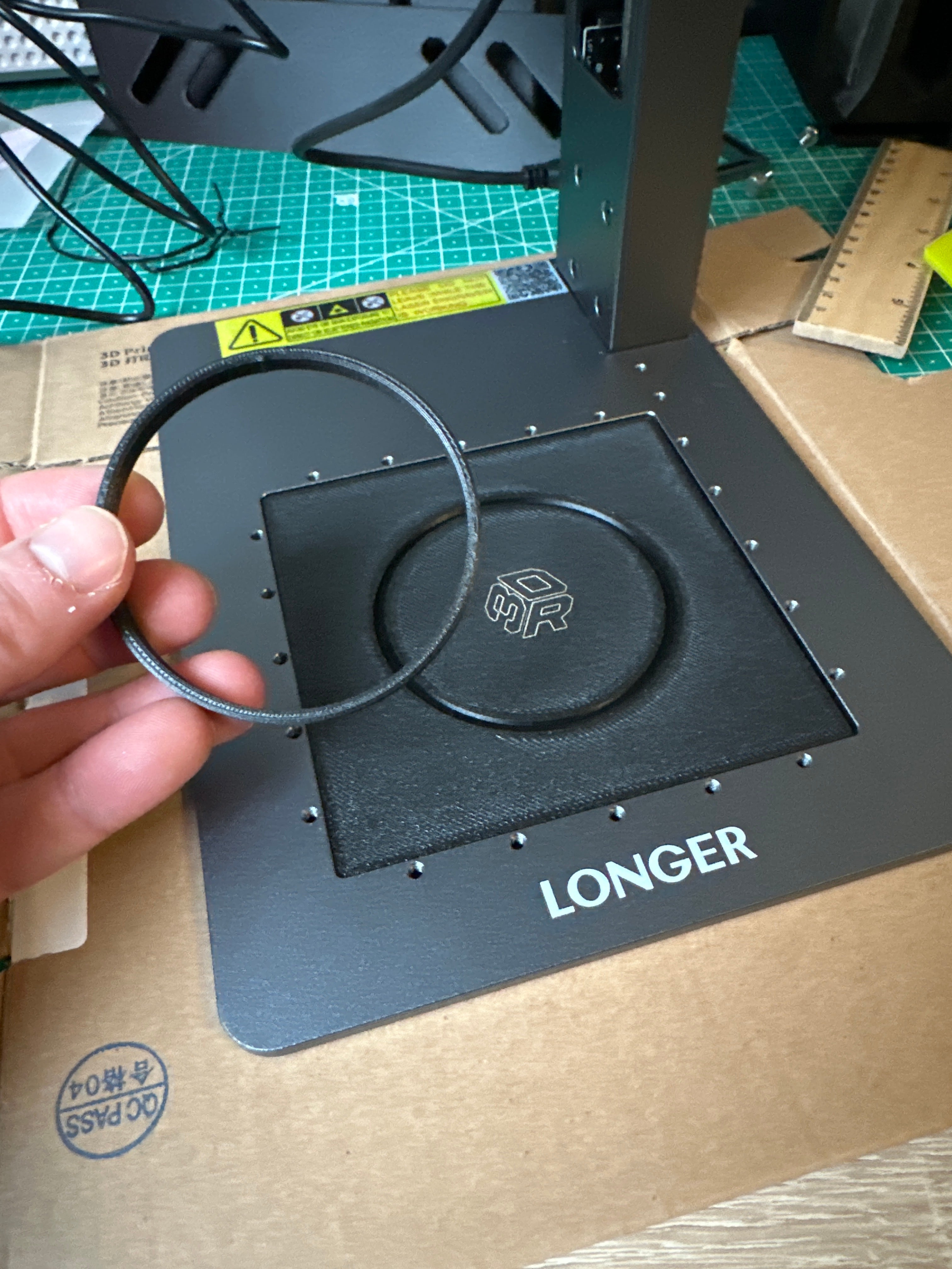3D Print File | Longer Nano Ruby base plate replacement step file