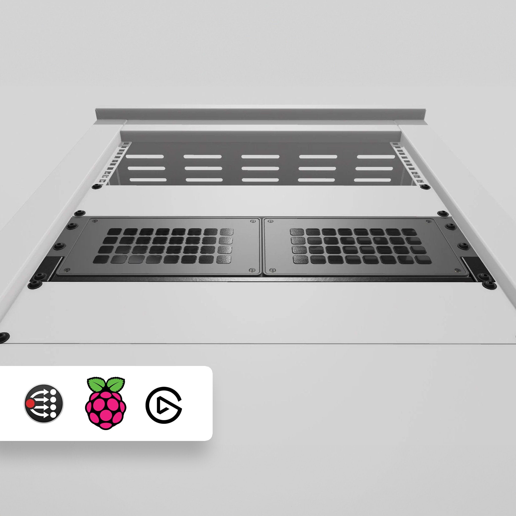 3D Print files | Rack Mount StreamDeck & Raspberry Pi | Multimedia controller