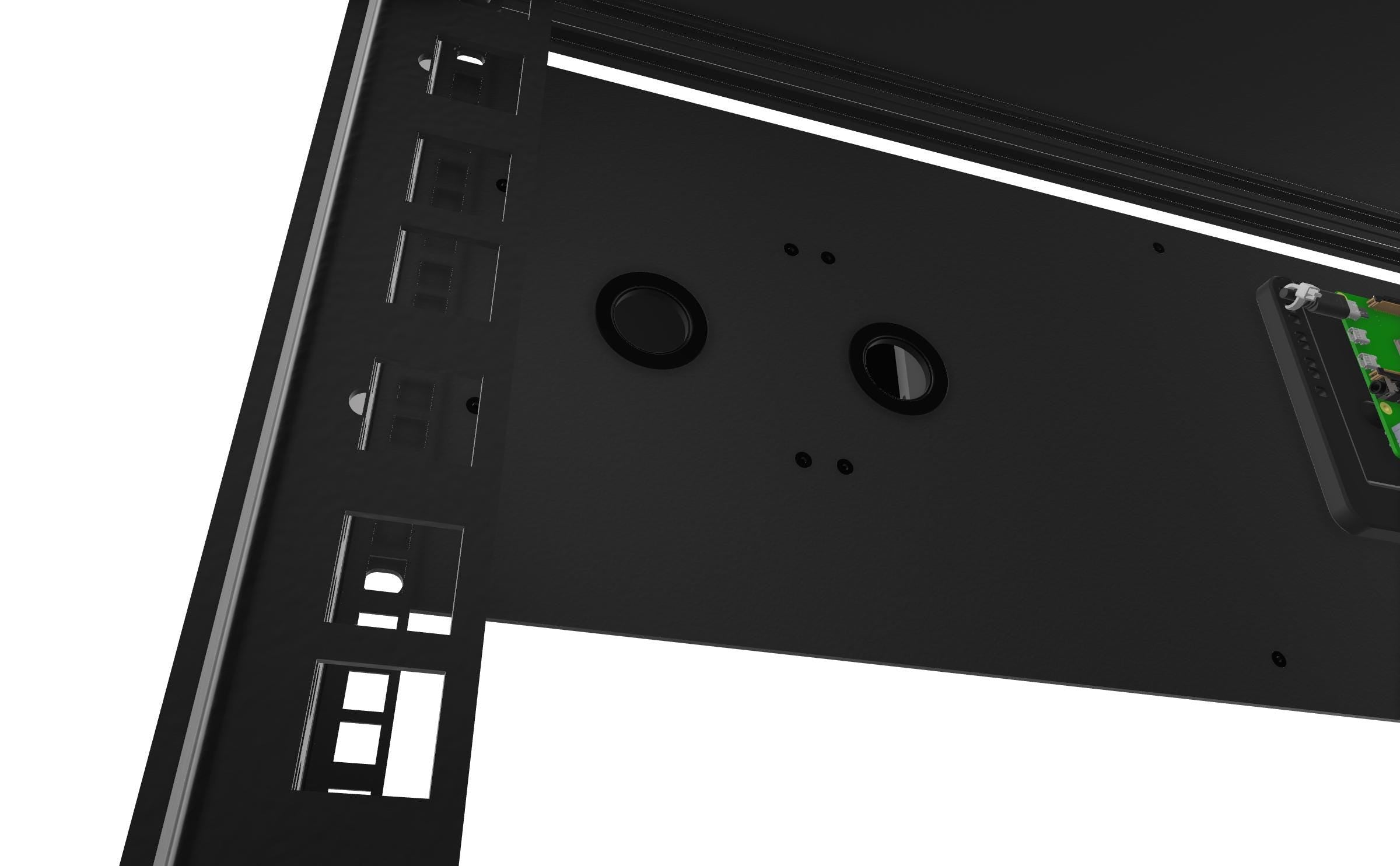 iPad A16 & Stream Deck Module 32 Rack Mount Plate – 3D Printed Holder for Studio Live Production