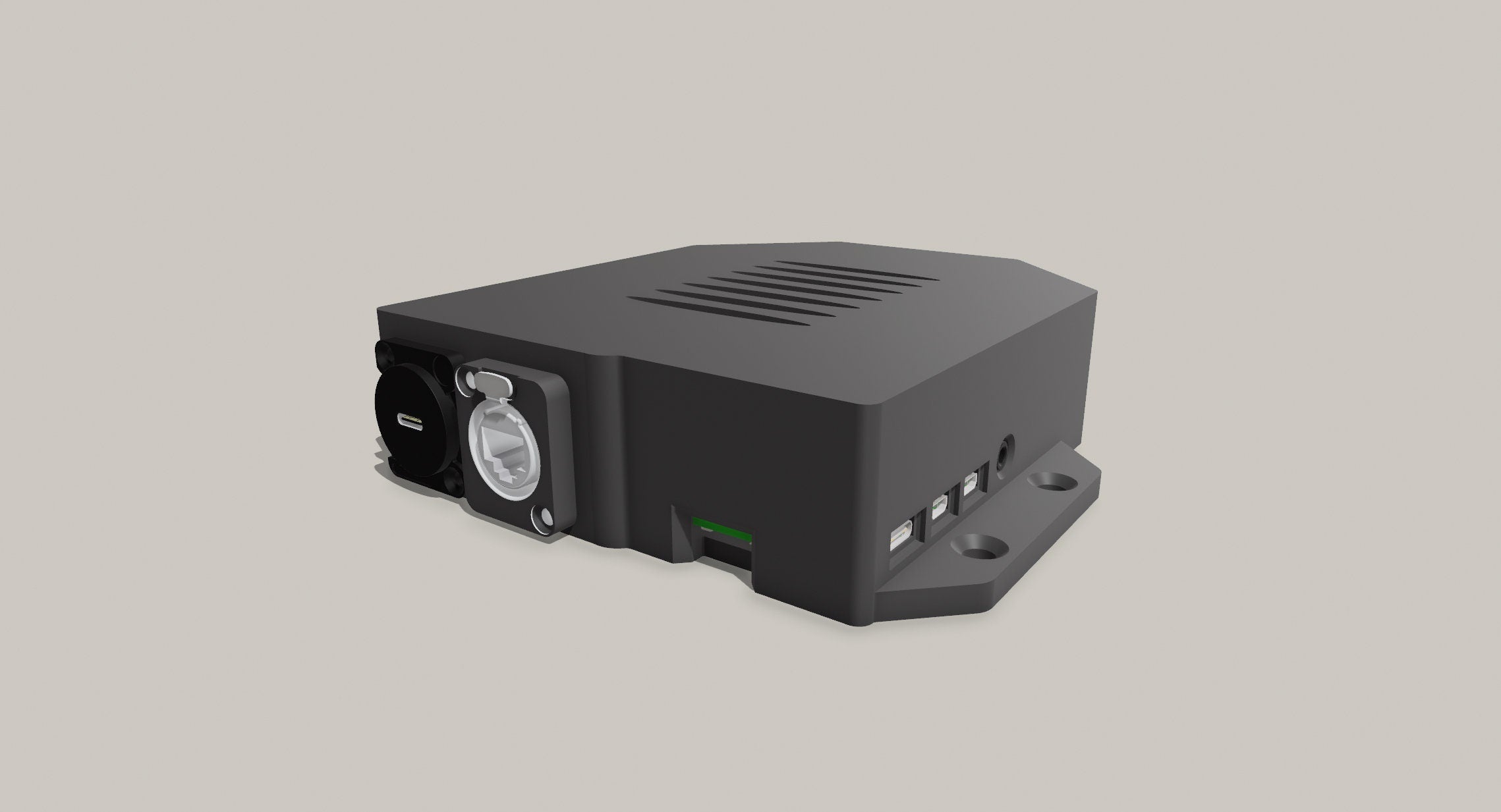 3D Print Files | Raspberry Pi 4 Surface Enclosure | Universal Fit and D-Size Connectors