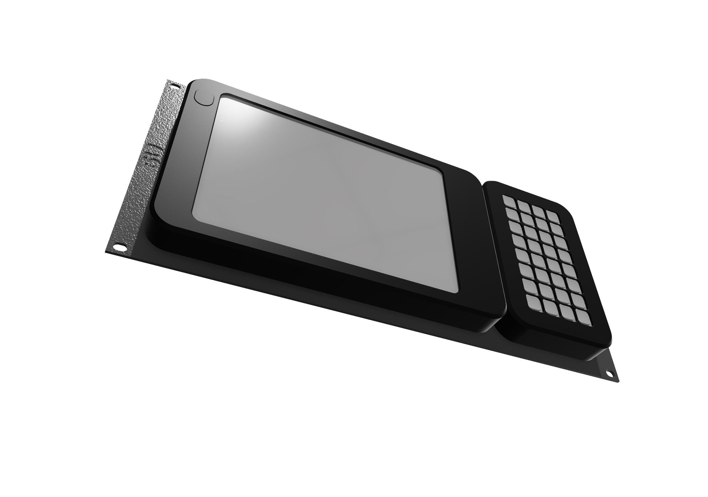iPad A16 & Stream Deck Module 32 Rack Mount Plate – 3D Printed Holder for Studio Live Production