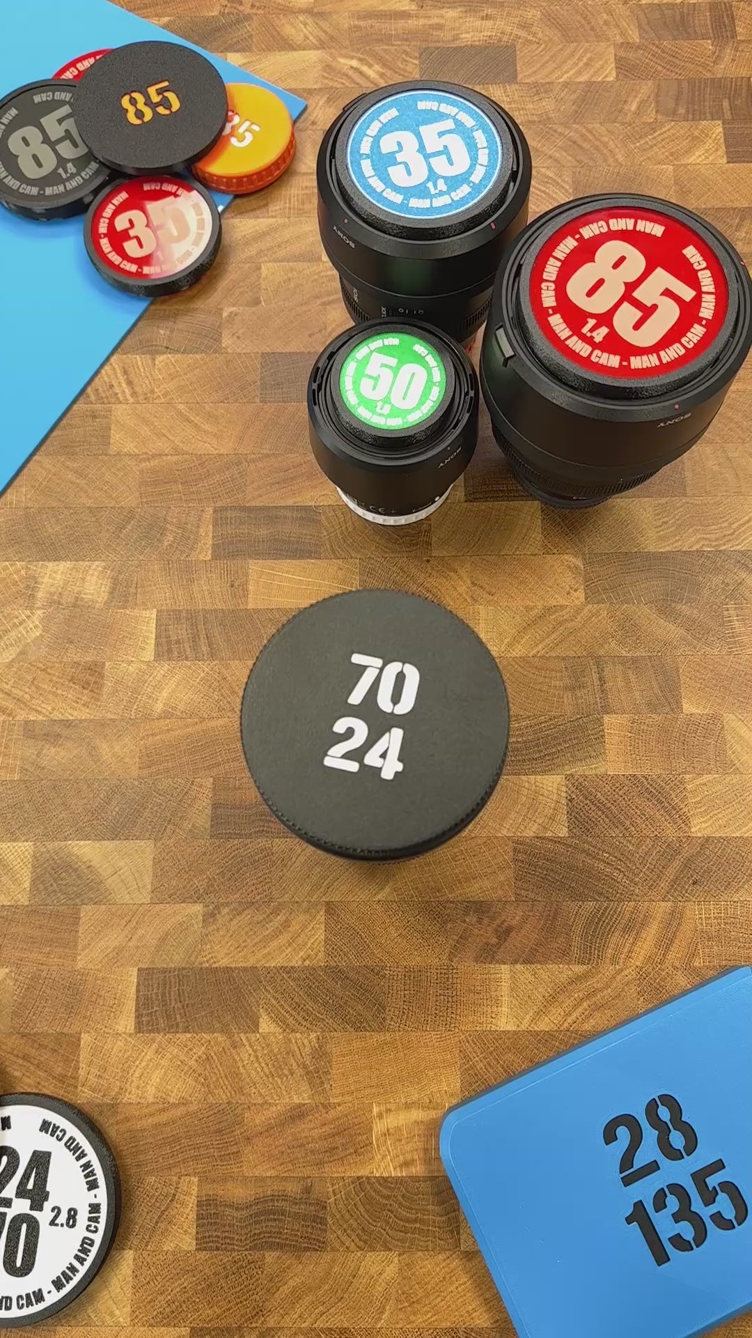 Rubber Front Lens Caps | Every ø Available